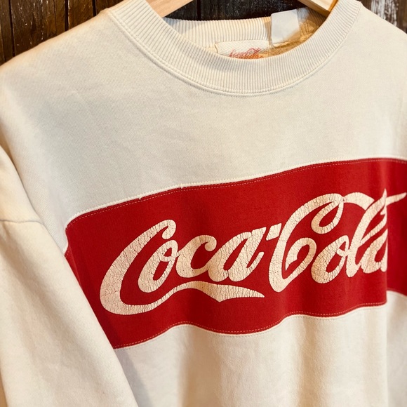 SOLD! Vintage Coca-Cola Sweatshirt - Picture 2 of 2